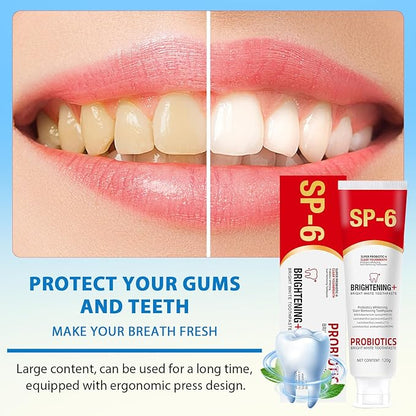 SP4 Oral Care Probiotic Whitening Toothpaste 120g