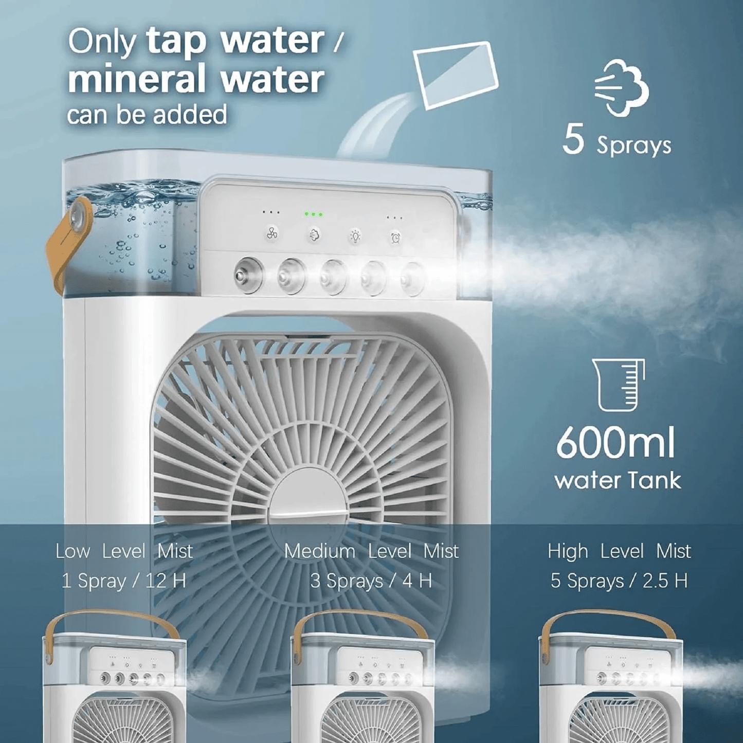Mini Portable Air Conditioners Cooling Fan | Kitchen Cooling Fan
